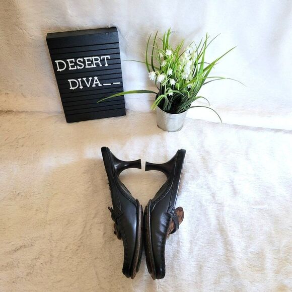 Goffredo Fantini Womens Shoes Leopard Print 36 Mules Genuine Italian Leather - Picture 4 of 9